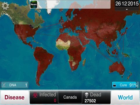 Free Plague inc - download for iPhone, iPad and iPod.