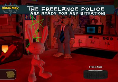Free Sam & Max Beyond Time and Space Episode 2.  Moai Better Blues - download for iPhone, iPad and iPod.