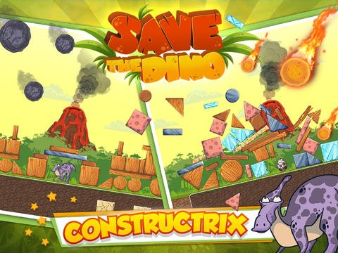 Free Save The Dino - download for iPhone, iPad and iPod.