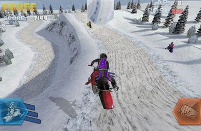 Free Snow Bike Racing - download for iPhone, iPad and iPod.
