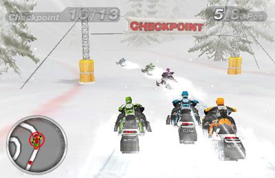 Free Snow Moto Racing - download for iPhone, iPad and iPod.