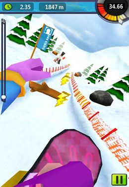 Free Snow Racer Friends - download for iPhone, iPad and iPod.