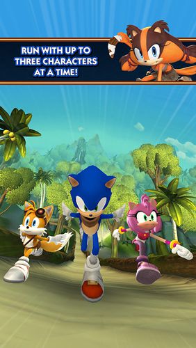 Free Sonic dash 2: Sonic boom - download for iPhone, iPad and iPod.