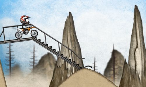Free Stickman downhill motocross - download for iPhone, iPad and iPod.