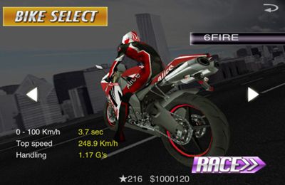 Free Streetbike. Full blast - download for iPhone, iPad and iPod.