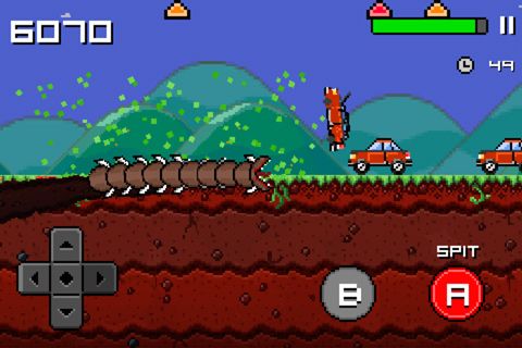 Free Super mega worm - download for iPhone, iPad and iPod.