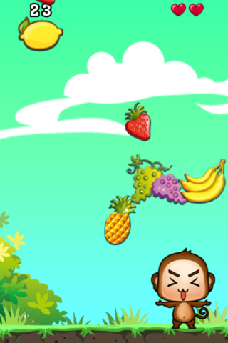 Free Super monkey: Fruit - download for iPhone, iPad and iPod.