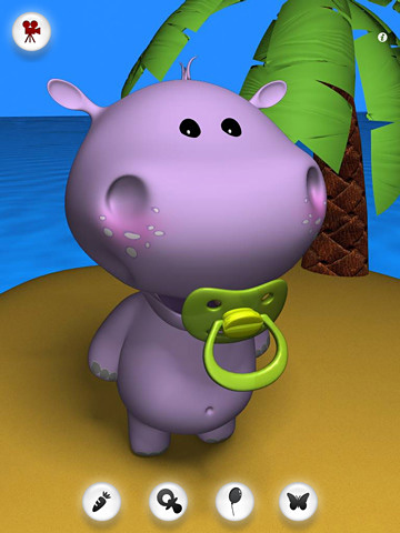 Free Talking baby hippo - download for iPhone, iPad and iPod.