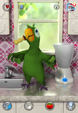 Free Talking Pierre the Parrot - download for iPhone, iPad and iPod.