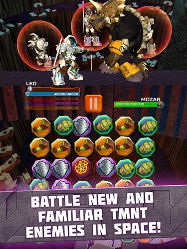 Free TMNT battle match: Ninja Turtles - download for iPhone, iPad and iPod.