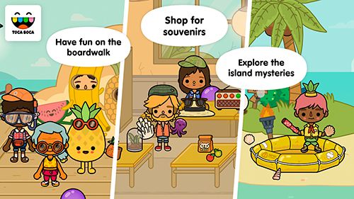 Free Toca life: Vacation - download for iPhone, iPad and iPod.