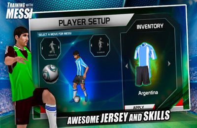 Free Training with Messi – Official Lionel Messi Game - download for iPhone, iPad and iPod.