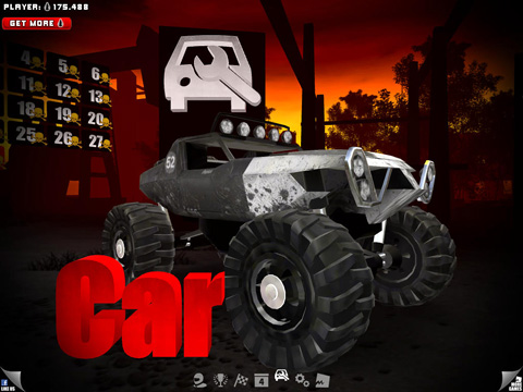 Free Uber racer 3D monster truck: Nightmare - download for iPhone, iPad and iPod.