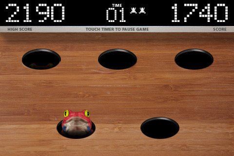 Free Whack it: Frogs - download for iPhone, iPad and iPod.