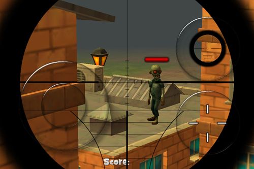 Free Zombie town: Sniper shooting - download for iPhone, iPad and iPod.