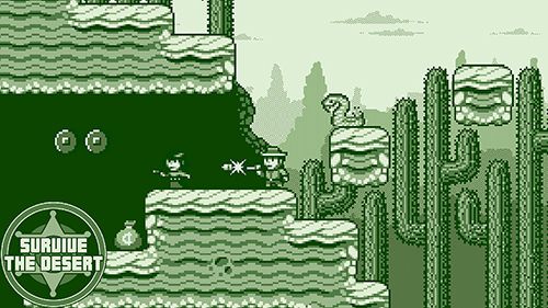Gameplay screenshots of the 2-bit cowboy rides again for iPad, iPhone or iPod.