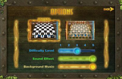 Gameplay screenshots of the 3D Chess for iPad, iPhone or iPod.