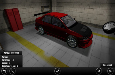 Gameplay screenshots of the 3D Rally Racing for iPad, iPhone or iPod.