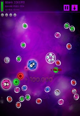 Gameplay screenshots of the 3volution for iPad, iPhone or iPod.