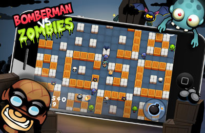 Gameplay screenshots of the A Bomberman vs Zombies Premium for iPad, iPhone or iPod.