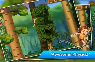 Gameplay screenshots of the A Jungle Swing Pro for iPad, iPhone or iPod.