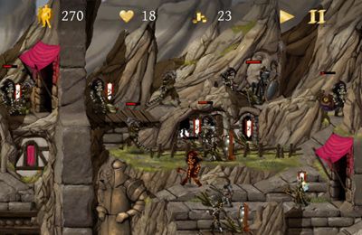 Gameplay screenshots of the A Knights Dawn for iPad, iPhone or iPod.
