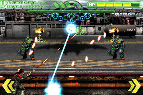 Gameplay screenshots of the Ace commando for iPad, iPhone or iPod.