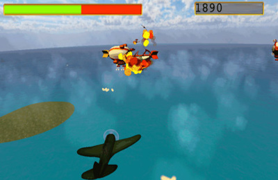 Gameplay screenshots of the Ace Flyer 3D for iPad, iPhone or iPod.