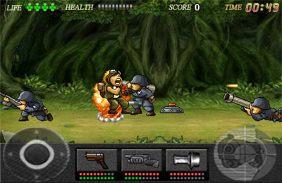 Gameplay screenshots of the Action Commando for iPad, iPhone or iPod.