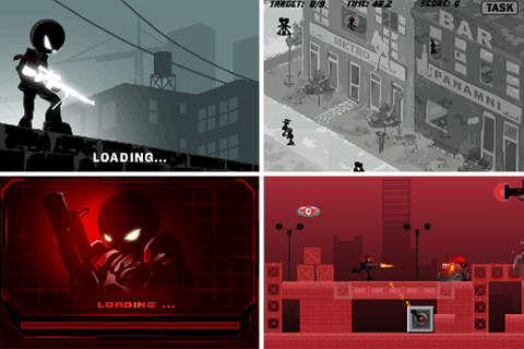 Gameplay screenshots of the Action heroes 9 in 1 for iPad, iPhone or iPod.