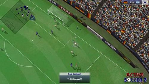 Gameplay screenshots of the Active soccer 2 for iPad, iPhone or iPod.
