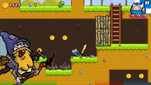 Gameplay screenshots of the Adventure time: Game wizard for iPad, iPhone or iPod.