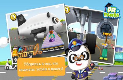 Gameplay screenshots of the Dr. Panda's Airport for iPad, iPhone or iPod.
