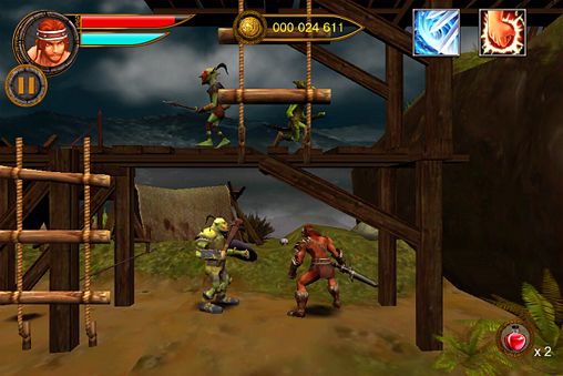 Gameplay screenshots of the Age of barbarians for iPad, iPhone or iPod.
