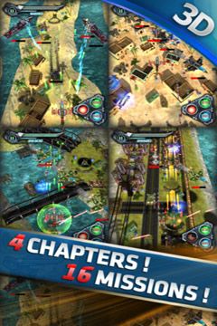 Gameplay screenshots of the Air Attack 1945 : World War II for iPad, iPhone or iPod.