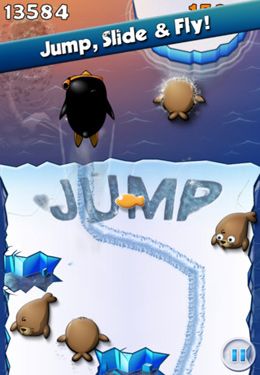 Gameplay screenshots of the Air Penguin for iPad, iPhone or iPod.