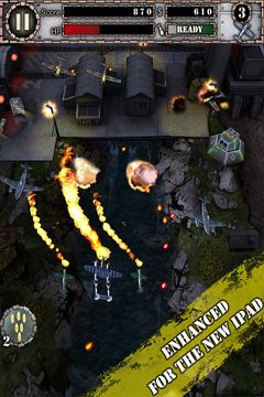 Gameplay screenshots of the AirAttack for iPad, iPhone or iPod.