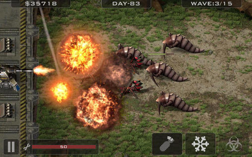 Gameplay screenshots of the Alien bugs: Defender for iPad, iPhone or iPod.