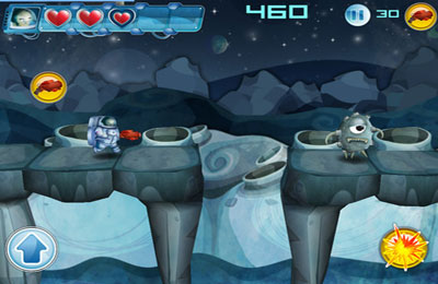 Gameplay screenshots of the Alien March for iPad, iPhone or iPod.