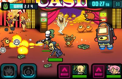 Gameplay screenshots of the ALIEN VS PEOPLE for iPad, iPhone or iPod.