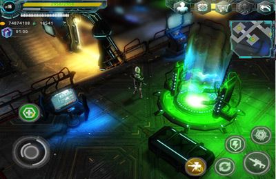 Gameplay screenshots of the Alien Zone Plus for iPad, iPhone or iPod.