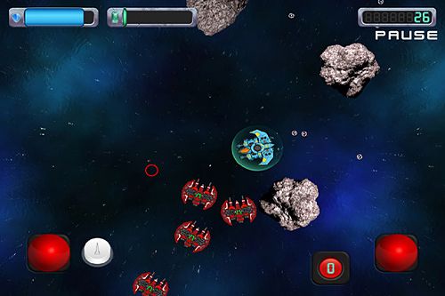 Gameplay screenshots of the Aliens onslaught for iPad, iPhone or iPod.