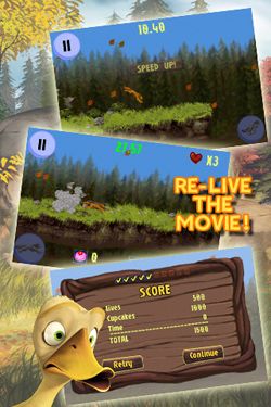 Gameplay screenshots of the Alpha and Omega Alpha Run Game for iPad, iPhone or iPod.