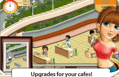 Gameplay screenshots of the Amelie's Cafe for iPad, iPhone or iPod.
