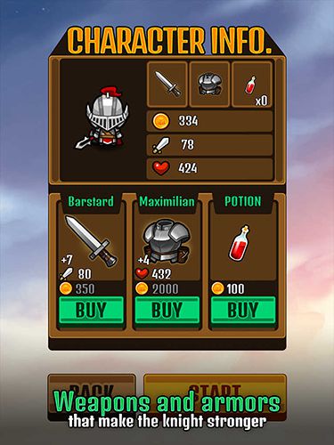 Gameplay screenshots of the Amidakuji knight for iPad, iPhone or iPod.