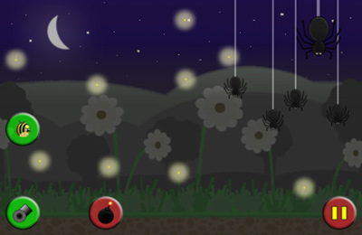 Gameplay screenshots of the Angry Bees for iPad, iPhone or iPod.