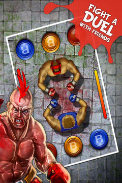 Gameplay screenshots of the Angry Fists for iPad, iPhone or iPod.