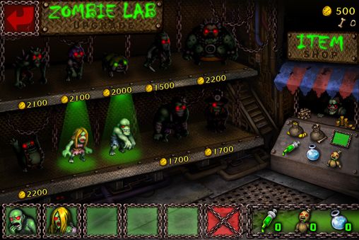 Gameplay screenshots of the Angry zombies 2 for iPad, iPhone or iPod.