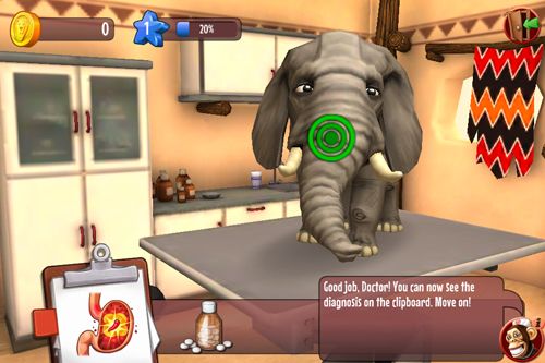 Gameplay screenshots of the Animal hospital 3D: Africa for iPad, iPhone or iPod.