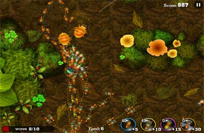 Gameplay screenshots of the Anthill for iPad, iPhone or iPod.
